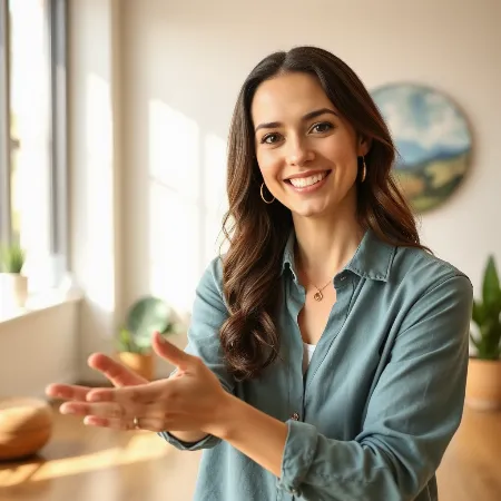 Elara Finch smiling and inviting collaboration